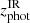 $ z_{\mathrm{phot}}^{\mathrm{IR}} $