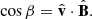 $$ \begin{aligned} \cos \beta = \hat{\mathbf{v }}\cdot \hat{\mathbf{B }}. \end{aligned} $$