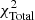 $ \chi^{2}_{\mathrm{Total}} $