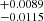 $ ^{+0.0089}_{-0.0115} $