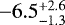 $-6.5^{&#x002B;2.6}_{-1.3}$