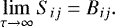 \begin{align*} \lim _{\tau \rightarrow \infty} S_{ij} = B_{ij}. \end{align*}