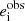 $ e_{\mathrm{i}}^{\mathrm{obs}} $
