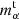 $ m_\alpha^{\rm t} $