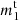 $ m_1^{{\rm t}} $