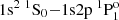 $ {\rm 1s^2~^1S_0 {-} 1s2p~^1P^o_1} $