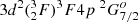 $ 3d^2(^{3}_{2}F)^3F4p~^2G_{7/2}^{o} $