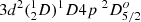 $ 3d^2(^{1}_{2}D)^1D4p~^2D_{5/2}^{o} $