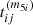 $ t_{ij}^{\left(m_{5i}\right) } $