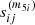 $ s_{ij}^{\left(m_{5i}\right) } $