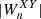 $ |W^{XY}_n| $