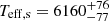 $ T_{\mathrm{eff,s}}=6160_{-77}^{+76} $