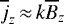 $\overline{j}_z\,{\approx}\,k\overline{B}_z$