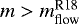 $m>m_{\textrm{flow}}^{\textrm{R18}}$