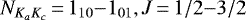 ${N_{K_{a}K_{c}}\,{=}\,1_{10}{-}1_{01}, J\,{=}\,1/2{-}3/2}$