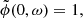 $$ \begin{aligned} \tilde{\phi }(0, \omega )=1, \end{aligned} $$