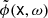$ \tilde{\phi}(\mathsf{x},\omega) $