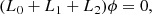 $$ \begin{aligned} (L_0+L_1+L_2) \phi = 0, \end{aligned} $$