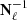 $ \mathbf{N}_{\ell}^{-1} $