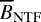 $\overline{B}_{\textrm{NTF}}$