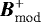 ${\vec B}^{&#x002B;}_{\text{mod}}$