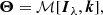 $$ \begin{aligned} \boldsymbol{\Theta } = \mathcal{M} [\boldsymbol{I}_\lambda ,\boldsymbol{k}] , \end{aligned} $$