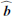 $ \widehat{\boldsymbol{b}} $