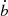 $ \dot{b} $