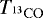 $T_{^{13}\mathrm{CO}}$