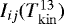 $I_{ij}(T_{\mathrm{kin}}^{13})$