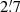 $ 2{{\overset{\prime}{.}}}7 $