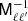 $ {\sf M}_{\ell \ell^{\prime}}^{-1} $
