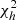$ \chi_{h}^{2} $