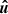 $ \boldsymbol{\hat{u}} $