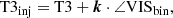 $$ \begin{aligned}&\mathrm{T3}_{\rm inj} = \mathrm{T3}+\boldsymbol{k} \cdot \angle \mathrm{VIS}_{\rm bin}, \end{aligned} $$