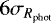 $6\sigma_{{R_{\textrm{phot}}}}$