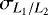 $\sigma_{L_1/L_2}$