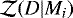 $\mathcal{Z}(D|M_i)$