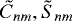 $\tilde{C}_{nm}, \tilde{S}_{nm}$