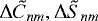 $\Delta\tilde{C}_{nm}, \Delta\tilde{S}_{nm}$