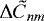 $\Delta\tilde{C}_{nm}$