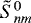 $\tilde{S}^0_{nm}$
