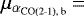 $\mu_{\alpha_{\textrm{CO(2{-}1), b}}}\,{=}$