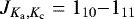 $J_{ {K_{\textrm{a}}, K_{\textrm{c}}}} = 1_{10} {-} 1_{11}$