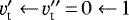 $\varv _{\textrm{t}}&#x0027; \xleftarrow{} \varv _{\textrm{t}}&#x0027;&#x0027;\,{=}\,0 \xleftarrow{} 1$