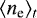 $\langle n_{\textrm{e}}\rangle_{t}$