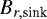 $B_{r,\textrm{sink}}$