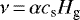 $\nu\,{=}\,\alpha c_{\textrm{s}} H_{\textrm{g}}$