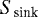 $S_{\textrm{sink}}$