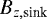 $B_{z,\textrm{sink}}$
